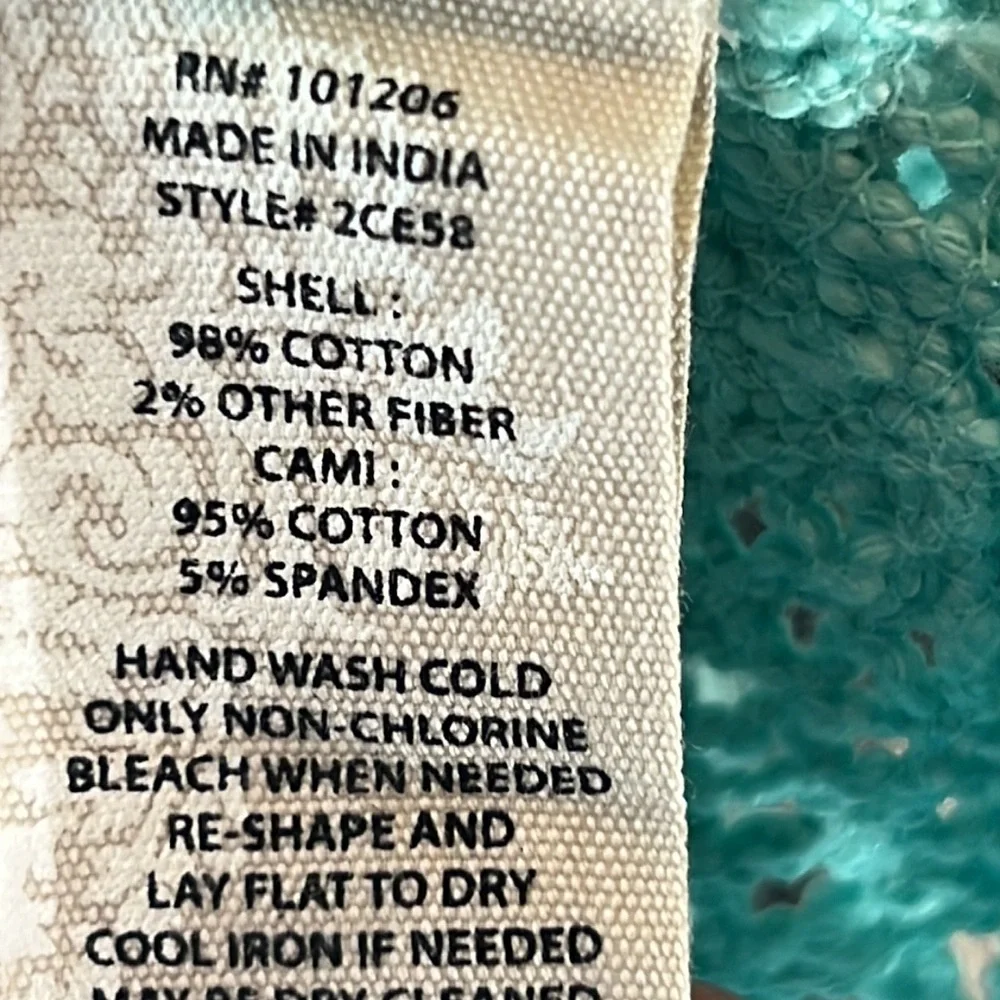 Soft surroundings laticia sweater & tank top size L - Picture 5 of 9